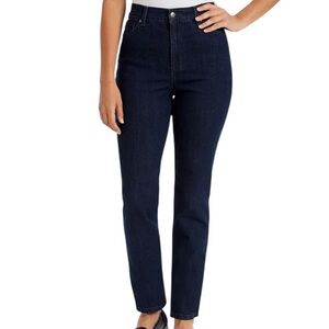 Gloria Vanderbilt Women's Amanda Stretch Denim Jean ORIGINAL SLIMMING BLACK 14